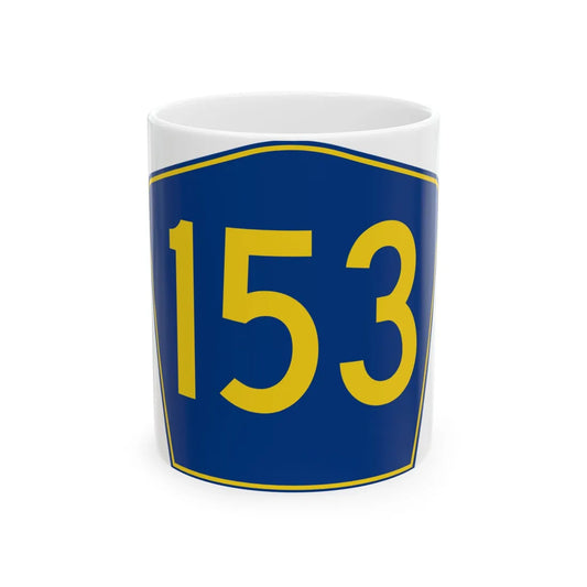 PR secondary 153 (Puerto Rico) (Road Sign) White Coffee Mug 11oz - Go Mug Yourself