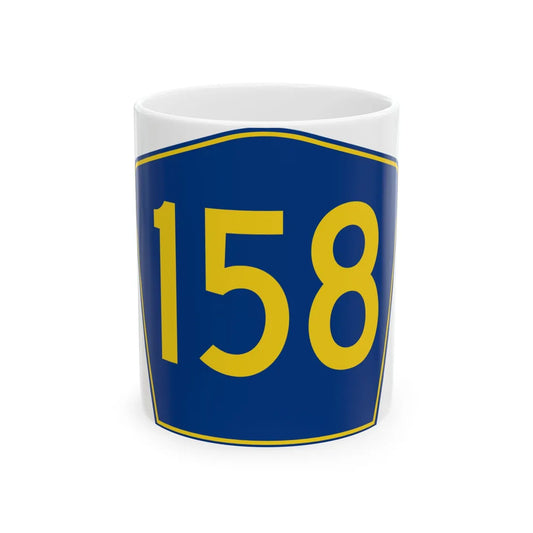PR secondary 158 (Puerto Rico) (Road Sign) White Coffee Mug 11oz - Go Mug Yourself