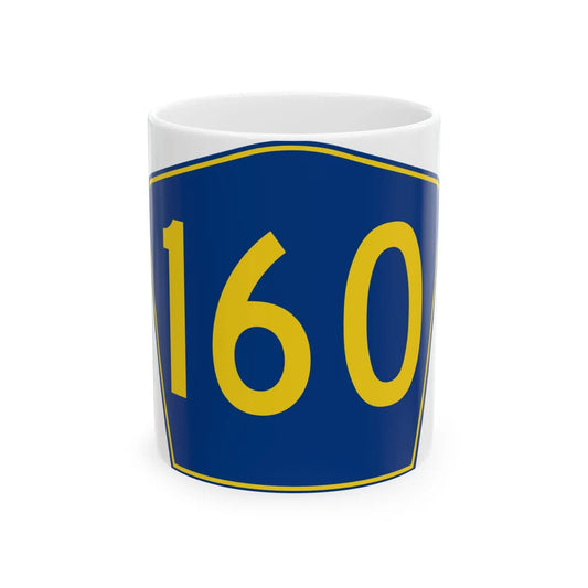 PR secondary 160 (Puerto Rico) (Road Sign) White Coffee Mug 11oz - Go Mug Yourself