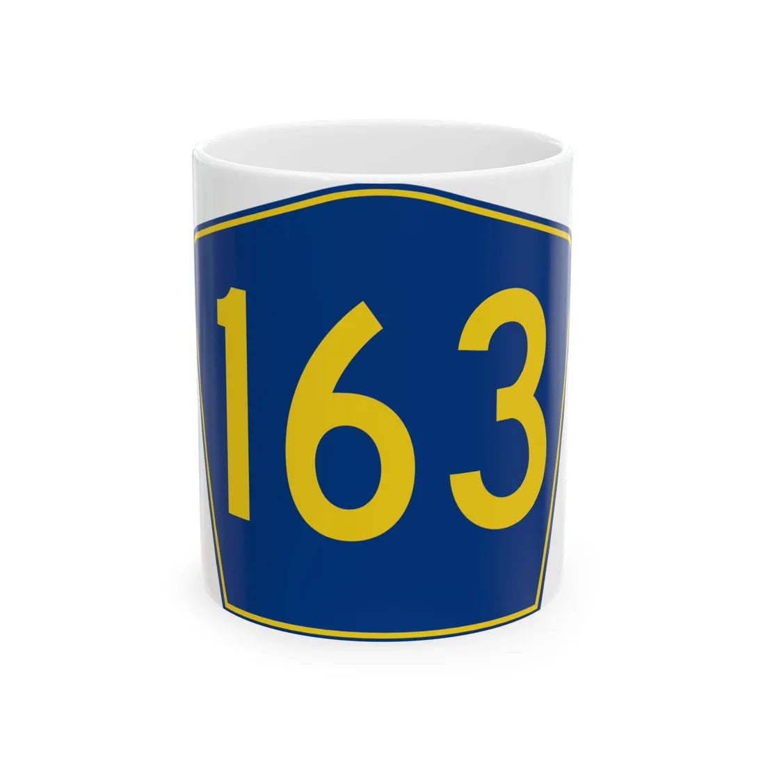 PR secondary 163 (Puerto Rico) (Road Sign) White Coffee Mug 11oz - Go Mug Yourself