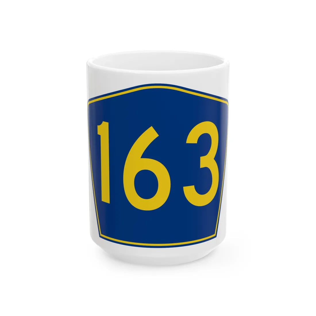 PR secondary 163 (Puerto Rico) (Road Sign) White Coffee Mug 15oz - Go Mug Yourself