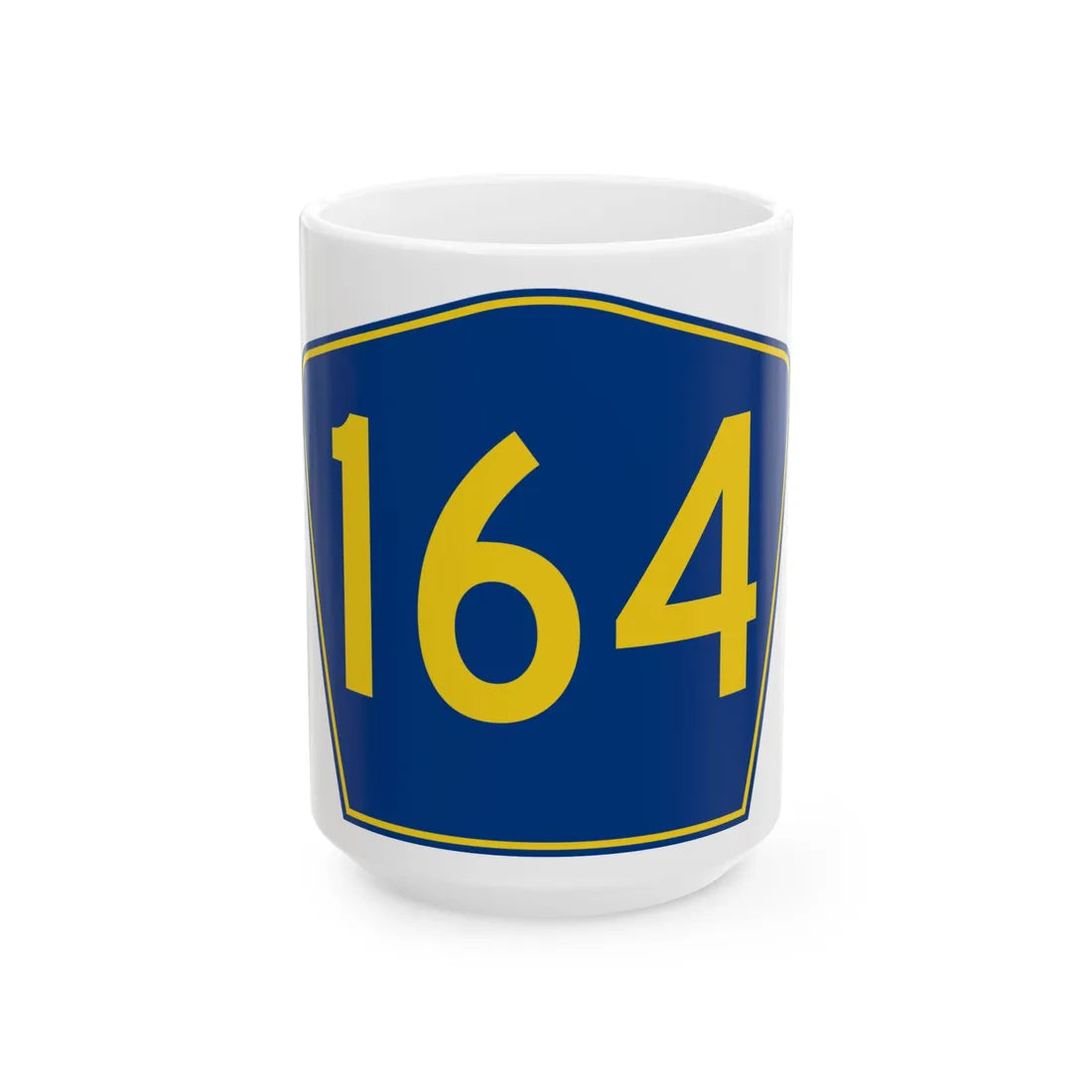PR secondary 164 (Puerto Rico) (Road Sign) White Coffee Mug 15oz - Go Mug Yourself