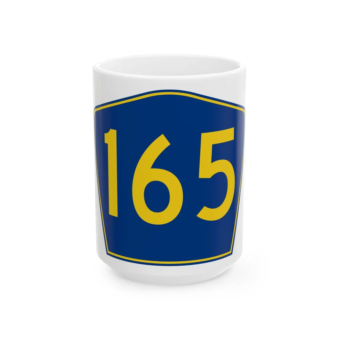 PR secondary 165 (Puerto Rico) (Road Sign) White Coffee Mug 15oz - Go Mug Yourself