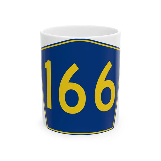 PR secondary 166 (Puerto Rico) (Road Sign) White Coffee Mug 11oz - Go Mug Yourself