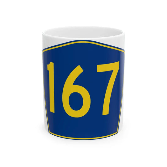 PR secondary 167 (Puerto Rico) (Road Sign) White Coffee Mug 11oz - Go Mug Yourself