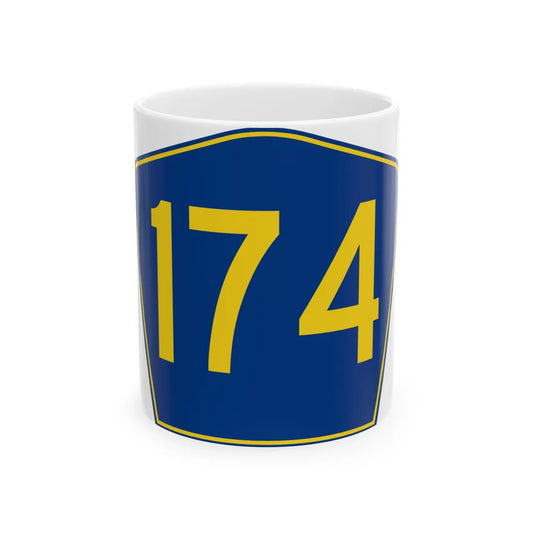 PR secondary 174 (Puerto Rico) (Road Sign) White Coffee Mug 11oz - Go Mug Yourself