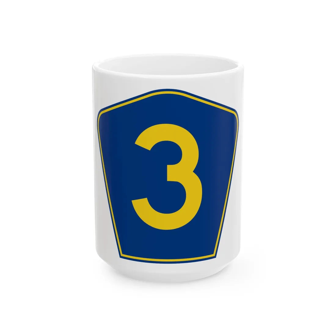 PR secondary 3 (Puerto Rico) (Road Sign) White Coffee Mug 15oz - Go Mug Yourself