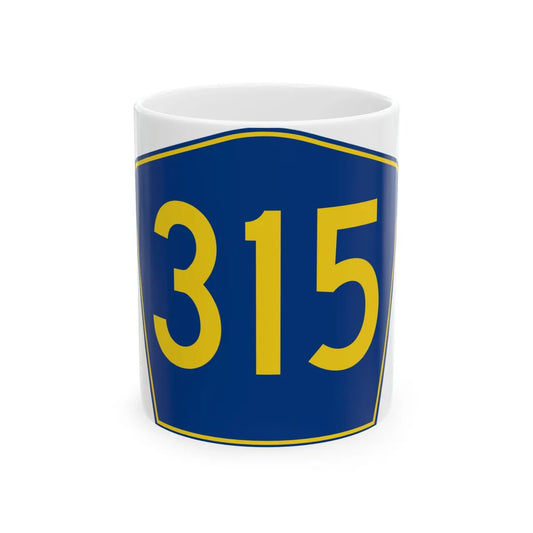 PR secondary 315 (Puerto Rico) (Road Sign) White Coffee Mug 11oz - Go Mug Yourself