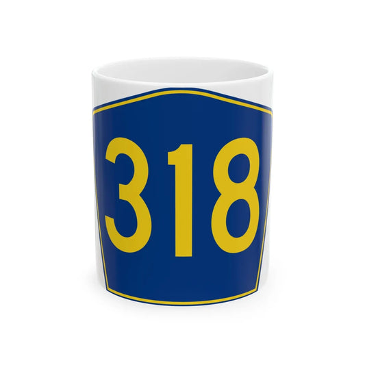 PR secondary 318 (Puerto Rico) (Road Sign) White Coffee Mug 11oz - Go Mug Yourself