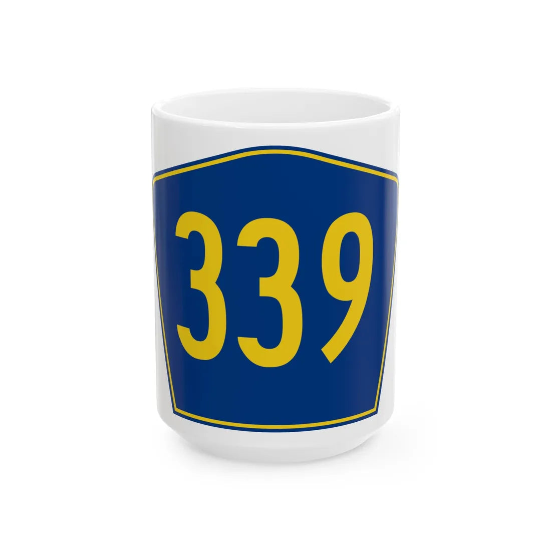 PR secondary 339 (Puerto Rico) (Road Sign) White Coffee Mug 15oz - Go Mug Yourself
