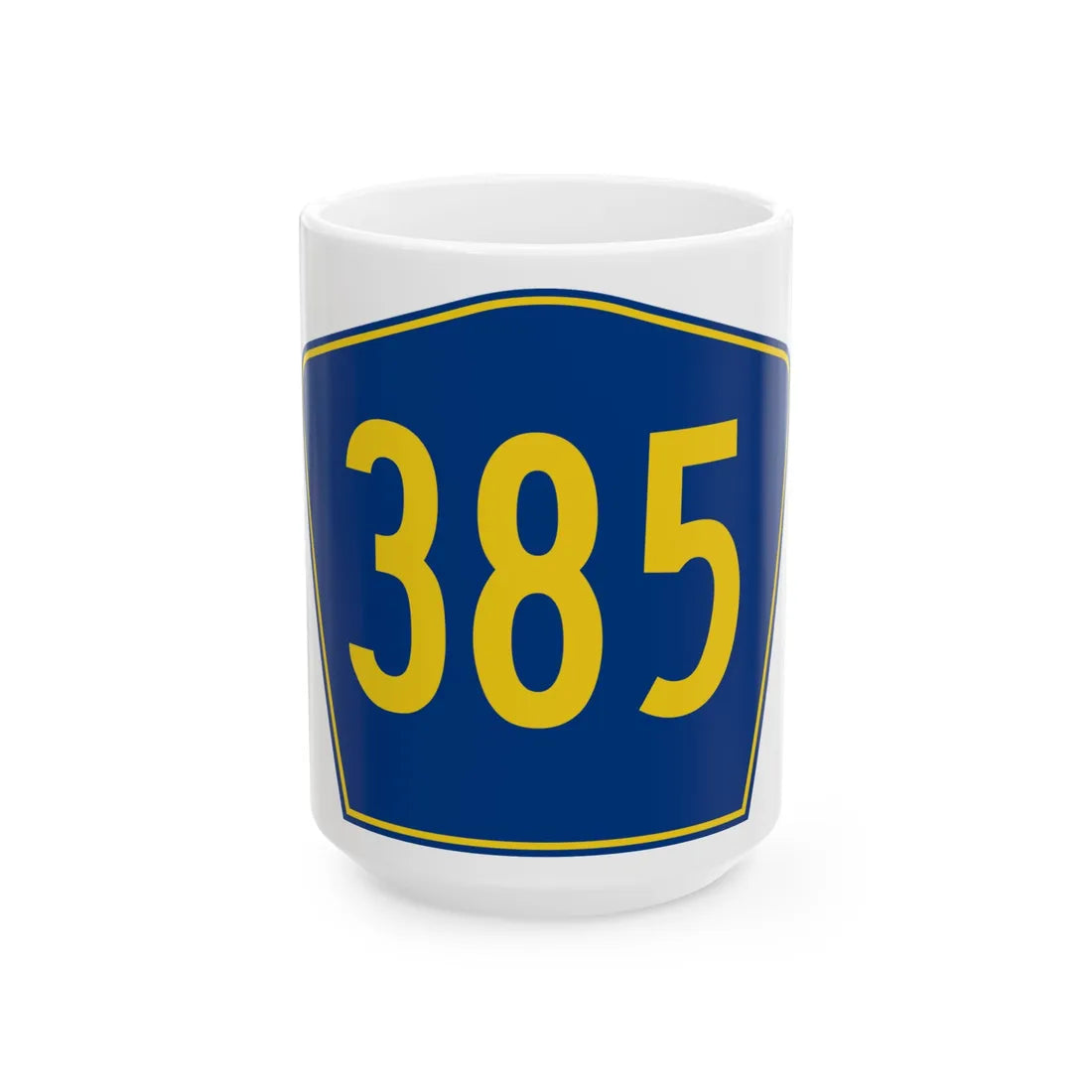 PR secondary 385 (Puerto Rico) (Road Sign) White Coffee Mug 15oz - Go Mug Yourself