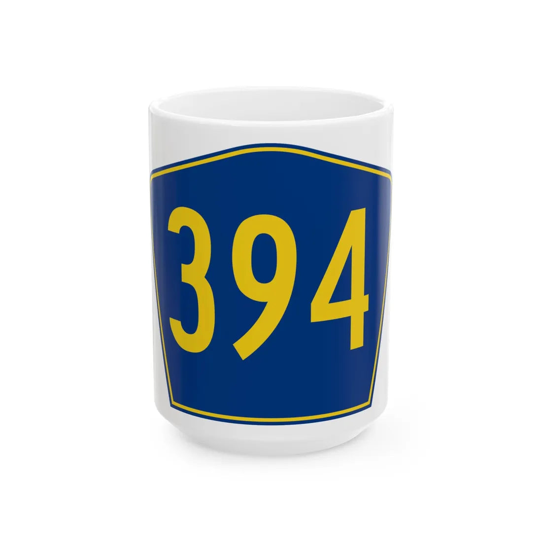 PR secondary 394 (Puerto Rico) (Road Sign) White Coffee Mug 15oz - Go Mug Yourself