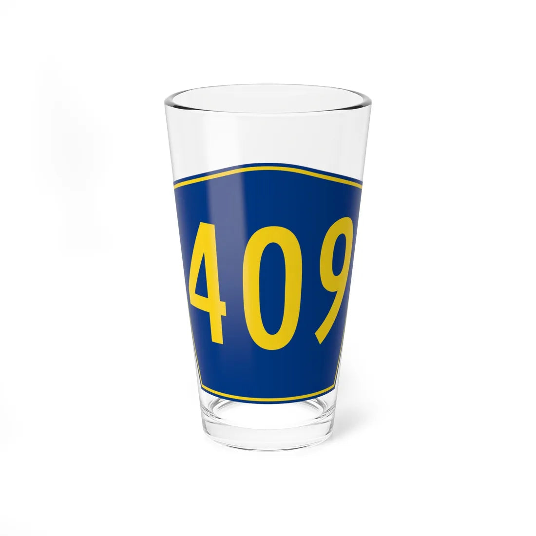 PR secondary 409 (Puerto Rico) (Road Sign) Pint Glass 16oz - Go Mug Yourself