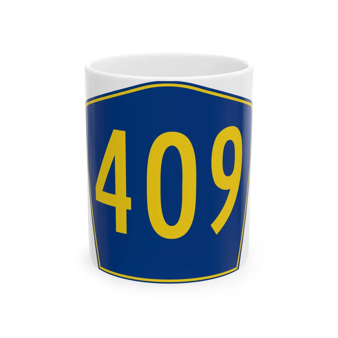 PR secondary 409 (Puerto Rico) (Road Sign) White Coffee Mug 11oz - Go Mug Yourself