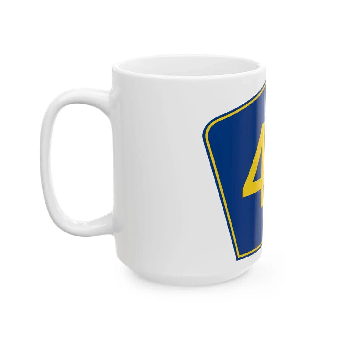 PR secondary 411 (Puerto Rico) (Road Sign) White Coffee Mug - Go Mug Yourself