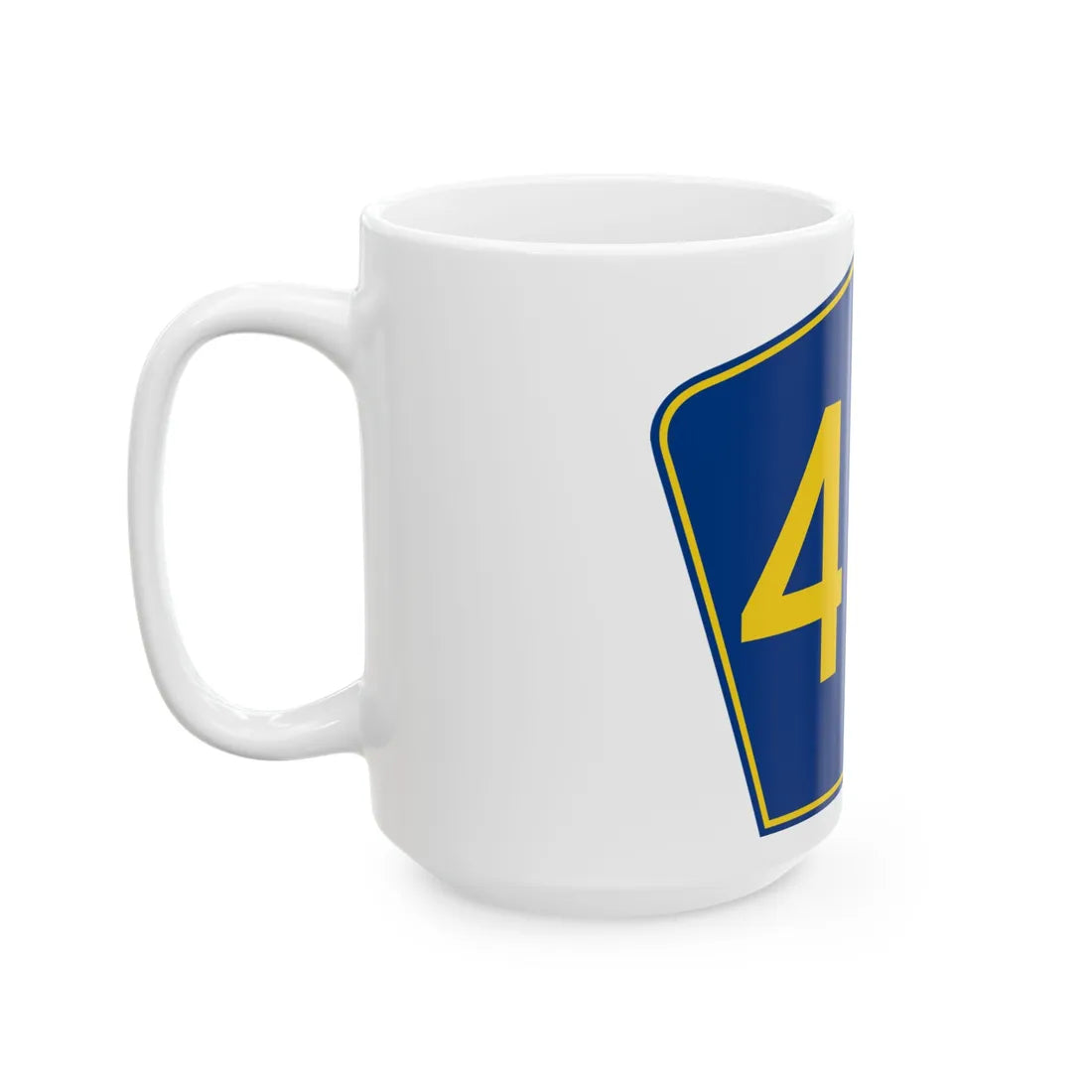 PR secondary 416 (Puerto Rico) (Road Sign) White Coffee Mug - Go Mug Yourself