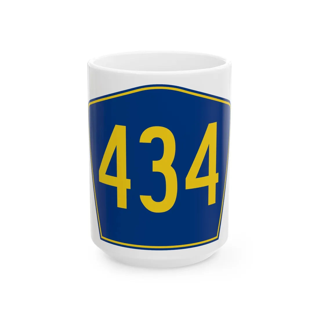 PR secondary 434 (Puerto Rico) (Road Sign) White Coffee Mug 15oz - Go Mug Yourself