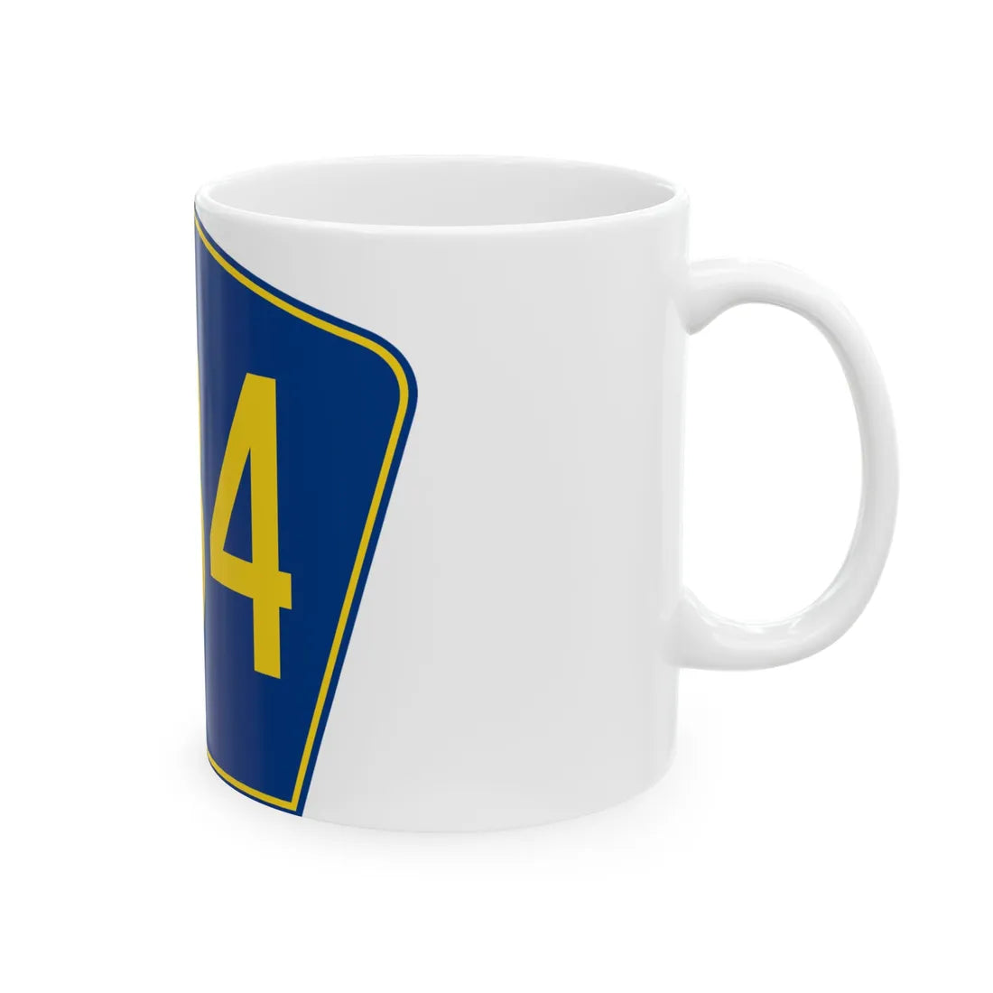 PR secondary 434 (Puerto Rico) (Road Sign) White Coffee Mug - Go Mug Yourself