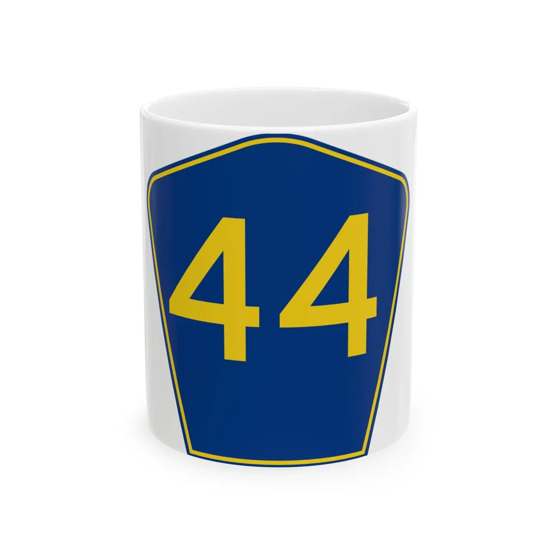 PR secondary 44 (Puerto Rico) (Road Sign) White Coffee Mug 11oz - Go Mug Yourself