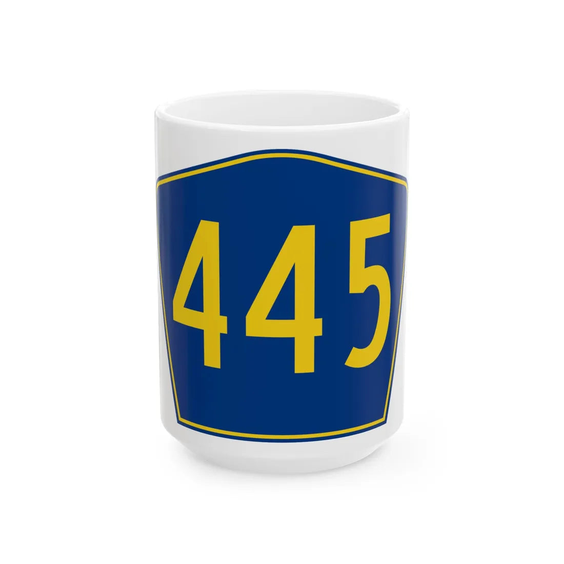 PR secondary 445 (Puerto Rico) (Road Sign) White Coffee Mug 15oz - Go Mug Yourself