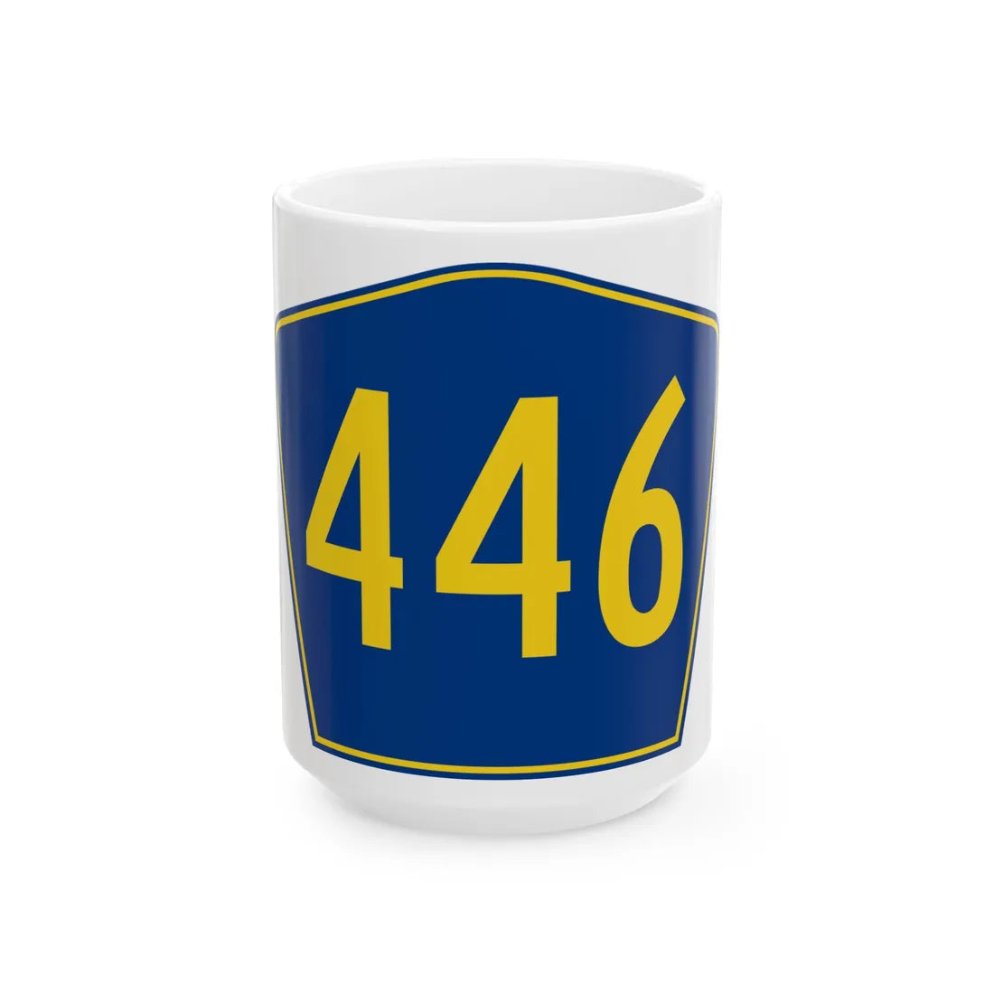 PR secondary 446 (Puerto Rico) (Road Sign) White Coffee Mug 15oz - Go Mug Yourself