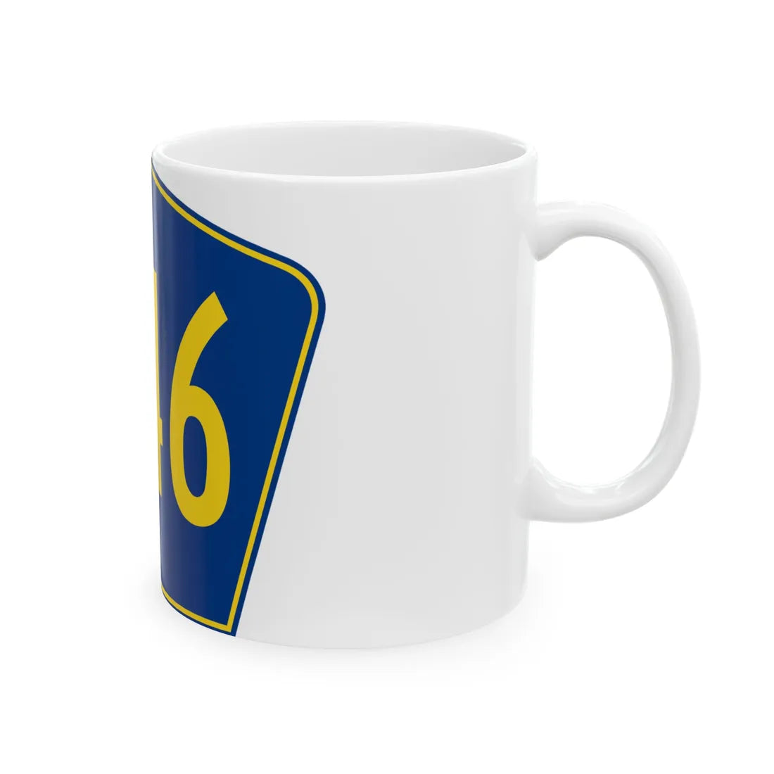 PR secondary 446 (Puerto Rico) (Road Sign) White Coffee Mug - Go Mug Yourself