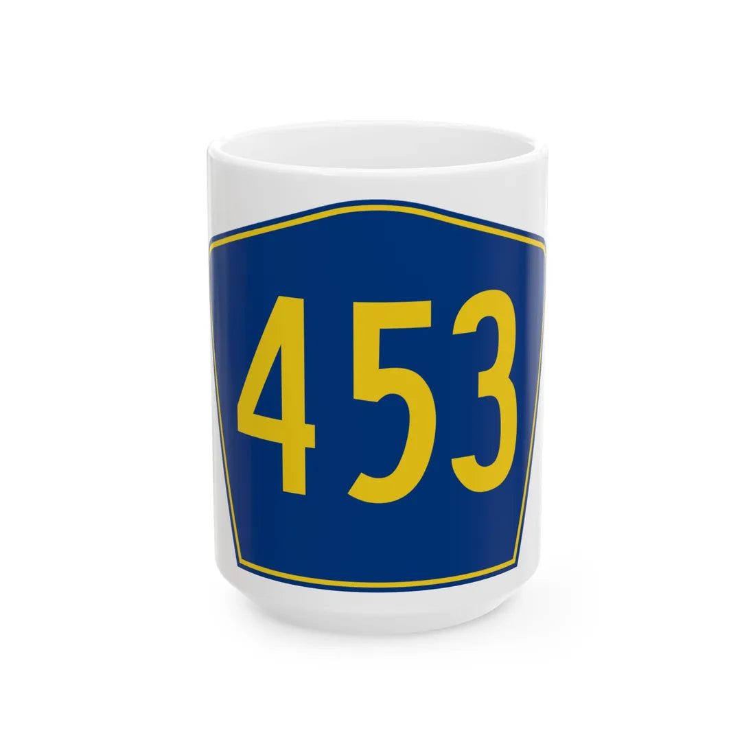 PR secondary 453 (Puerto Rico) (Road Sign) White Coffee Mug 15oz - Go Mug Yourself