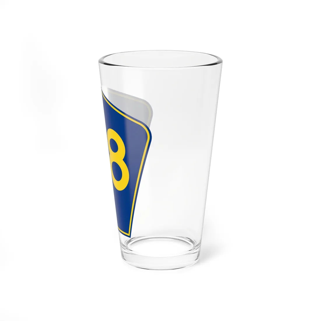 PR secondary 48 (Puerto Rico) (Road Sign) Pint Glass 16oz - Go Mug Yourself