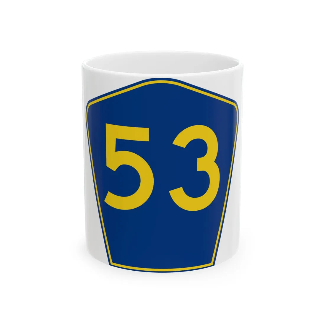 PR secondary 53 (Puerto Rico) (Road Sign) White Coffee Mug 11oz - Go Mug Yourself