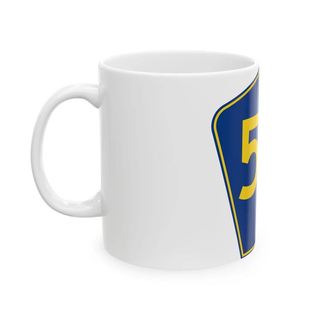 PR secondary 53 (Puerto Rico) (Road Sign) White Coffee Mug - Go Mug Yourself