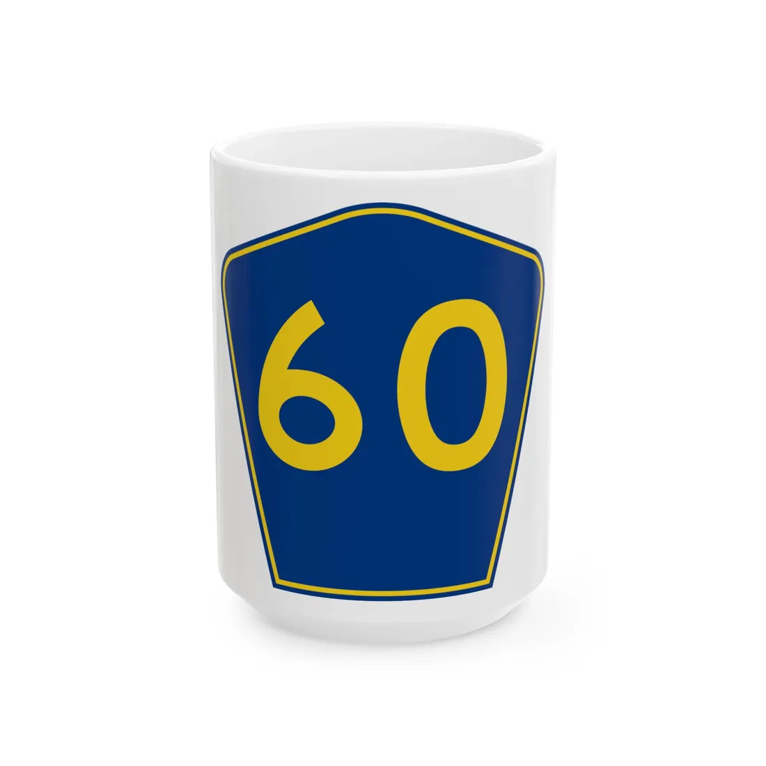 PR secondary 60 (Puerto Rico) (Road Sign) White Coffee Mug 15oz - Go Mug Yourself