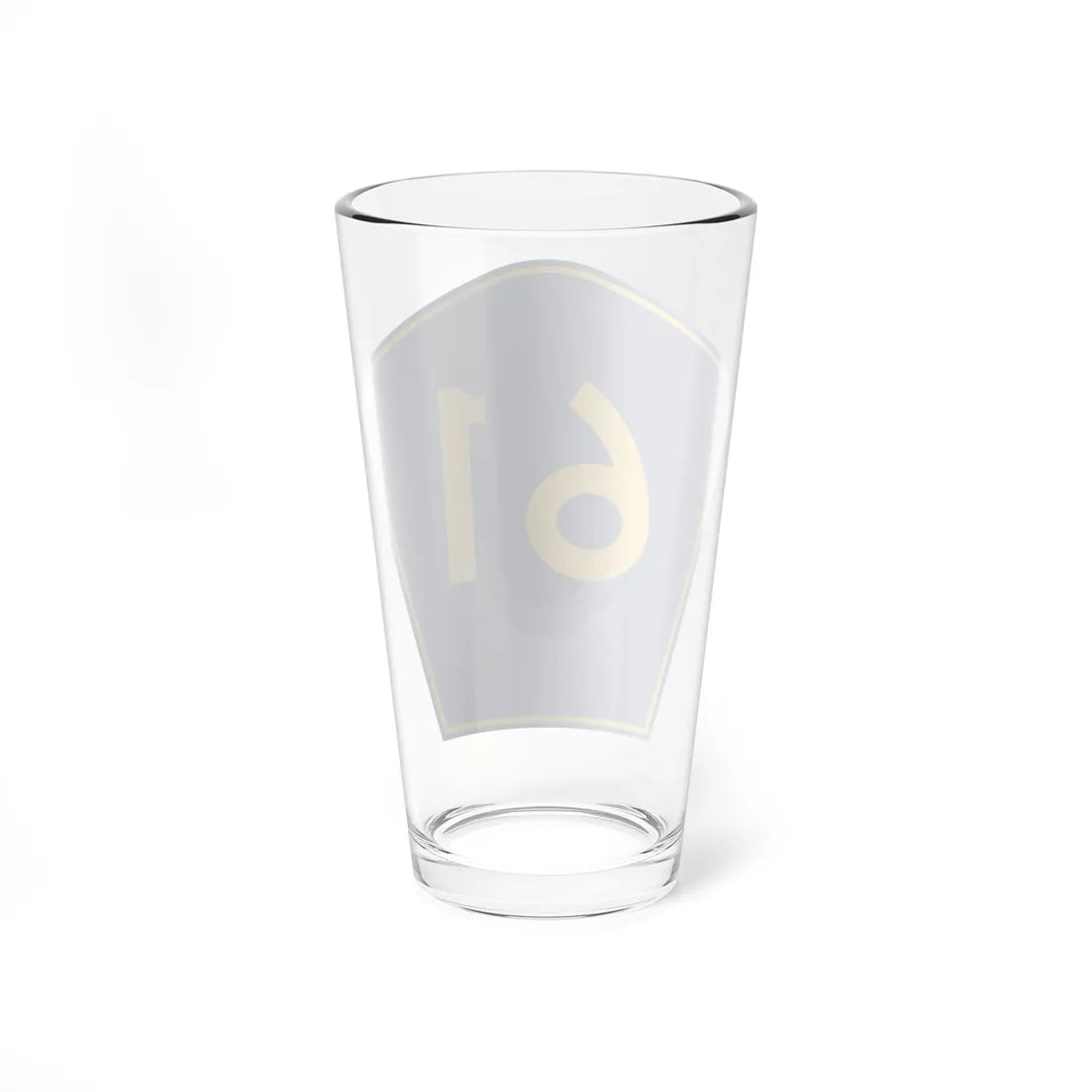 PR secondary 61 (Puerto Rico) (Road Sign) Pint Glass 16oz - Go Mug Yourself