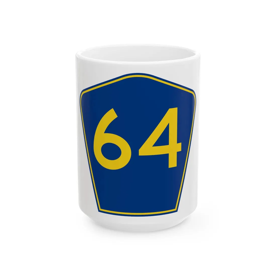PR secondary 64 (Puerto Rico) (Road Sign) White Coffee Mug 15oz - Go Mug Yourself