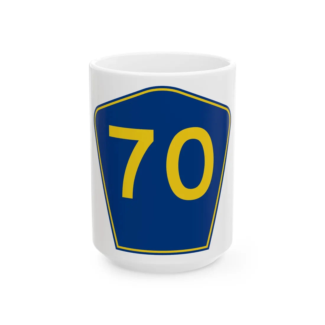 PR secondary 70 (Puerto Rico) (Road Sign) White Coffee Mug 15oz - Go Mug Yourself