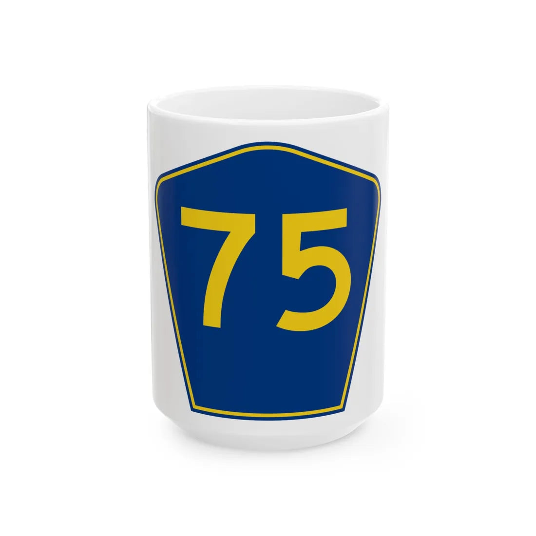 PR secondary 75 (Puerto Rico) (Road Sign) White Coffee Mug 15oz - Go Mug Yourself