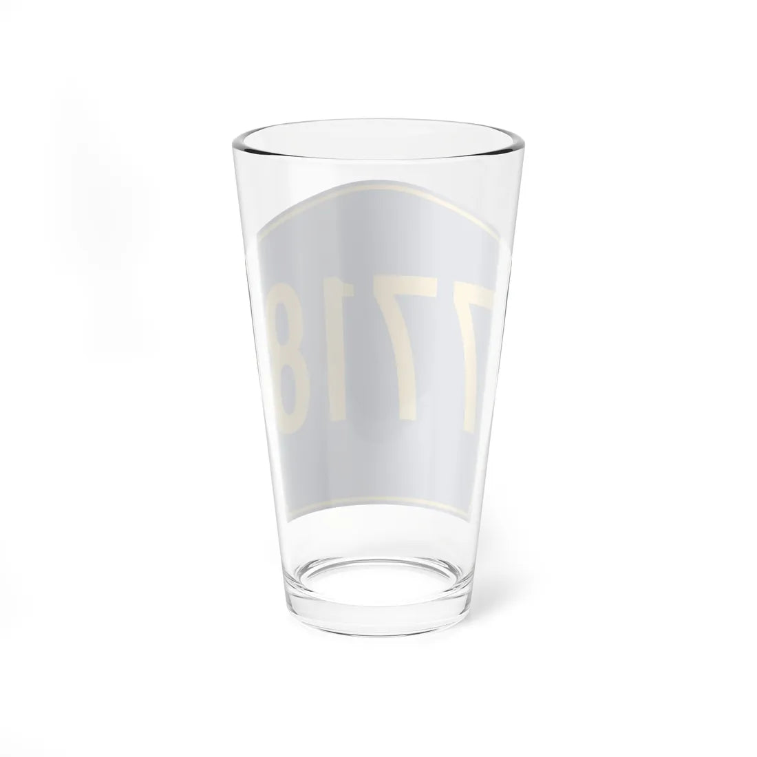 PR secondary 7718 (Puerto Rico) (Road Sign) Pint Glass 16oz - Go Mug Yourself