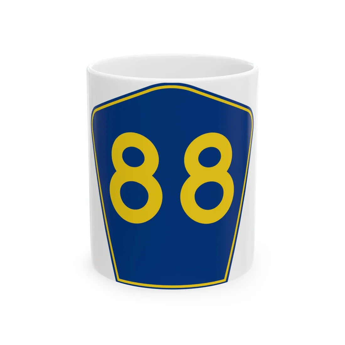 PR secondary 88 (Puerto Rico) (Road Sign) White Coffee Mug 11oz - Go Mug Yourself