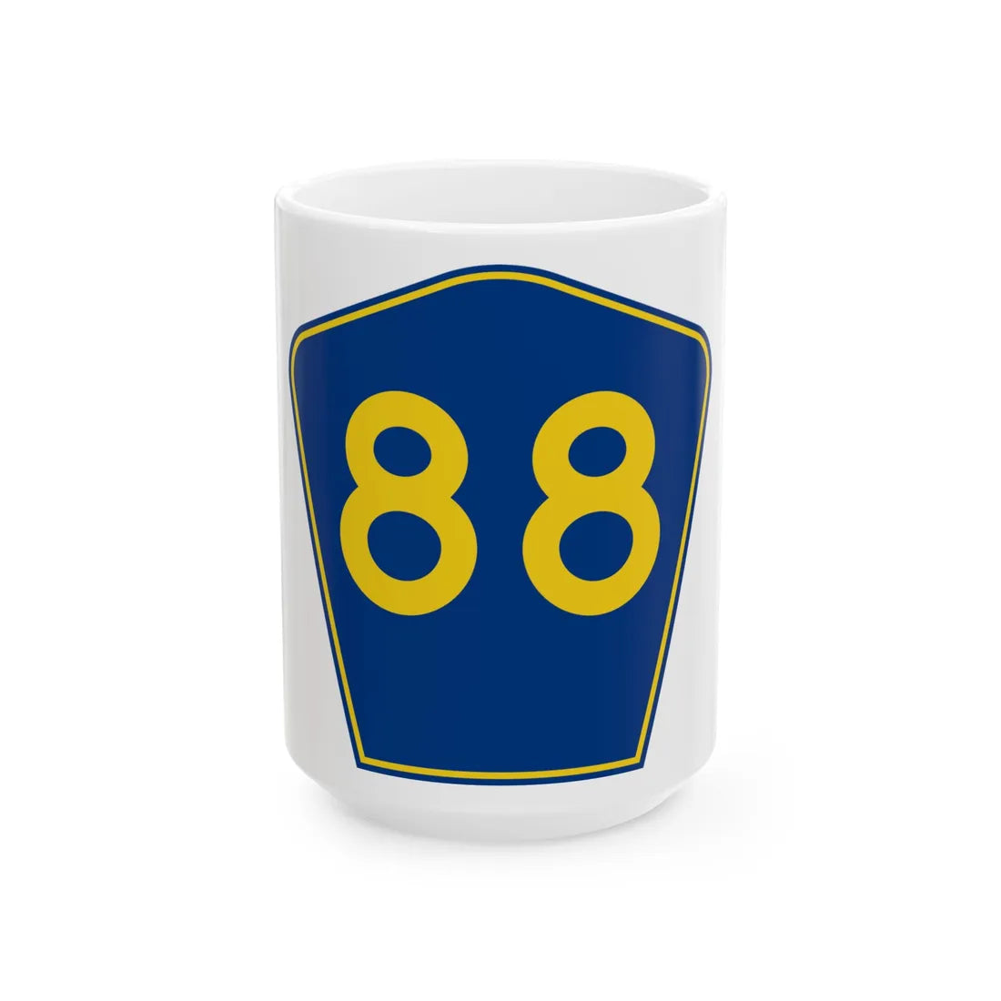 PR secondary 88 (Puerto Rico) (Road Sign) White Coffee Mug 15oz - Go Mug Yourself