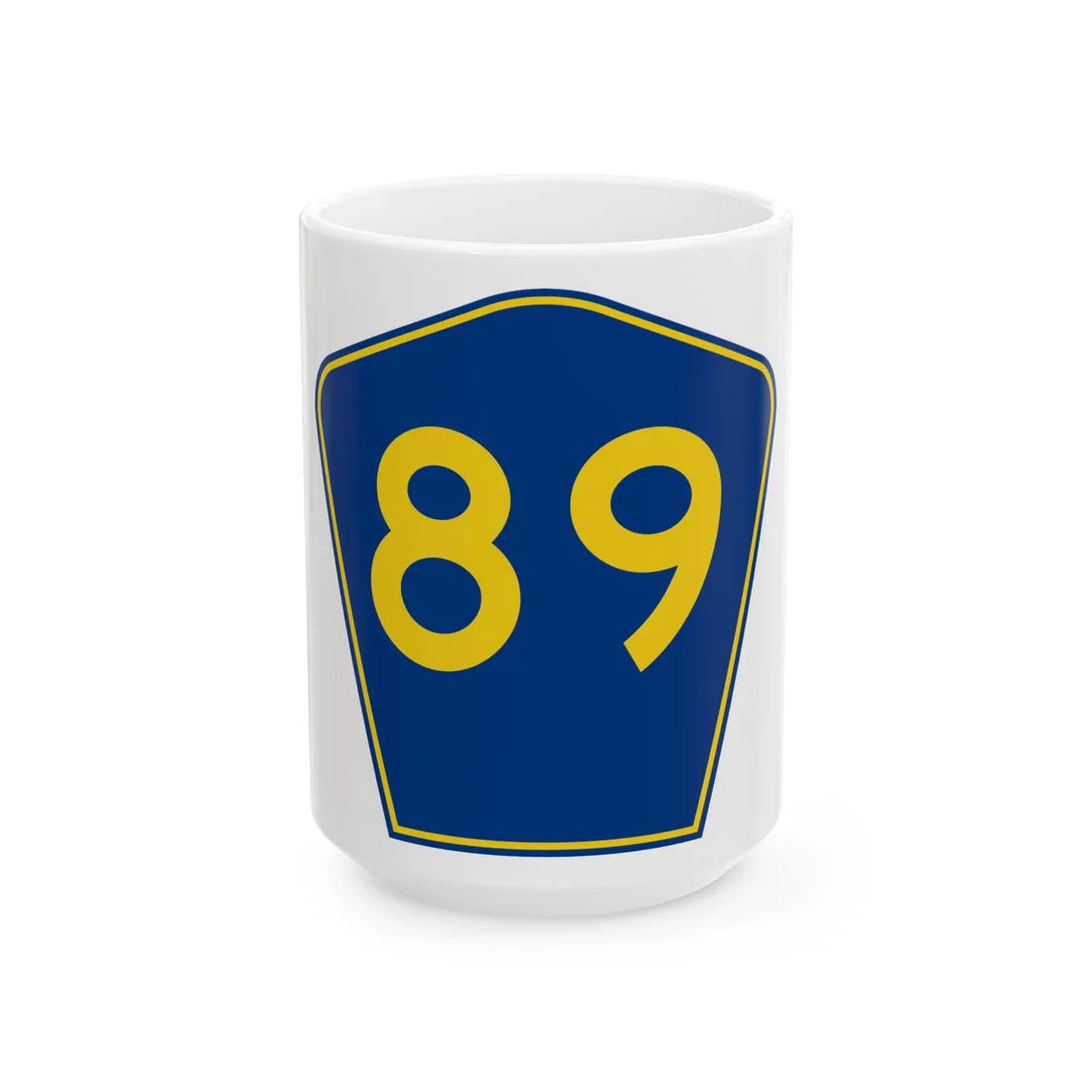 PR secondary 89 (Puerto Rico) (Road Sign) White Coffee Mug 15oz - Go Mug Yourself