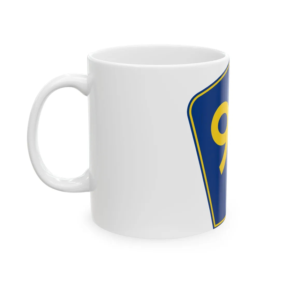 PR secondary 90 (Puerto Rico) (Road Sign) White Coffee Mug - Go Mug Yourself