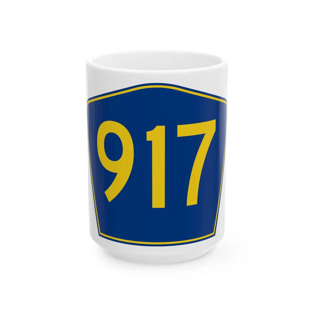 PR secondary 917 (Puerto Rico) (Road Sign) White Coffee Mug 15oz - Go Mug Yourself