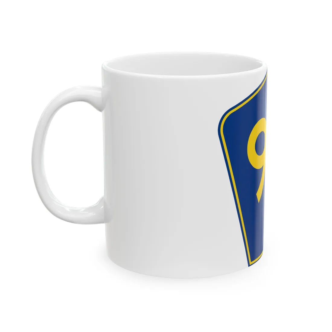 PR secondary 93 (Puerto Rico) (Road Sign) White Coffee Mug - Go Mug Yourself