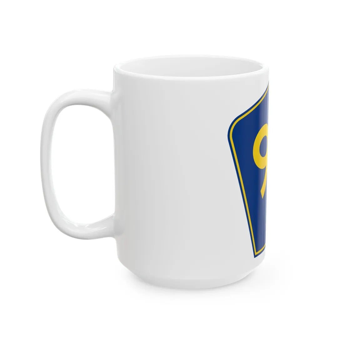 PR secondary 93 (Puerto Rico) (Road Sign) White Coffee Mug - Go Mug Yourself