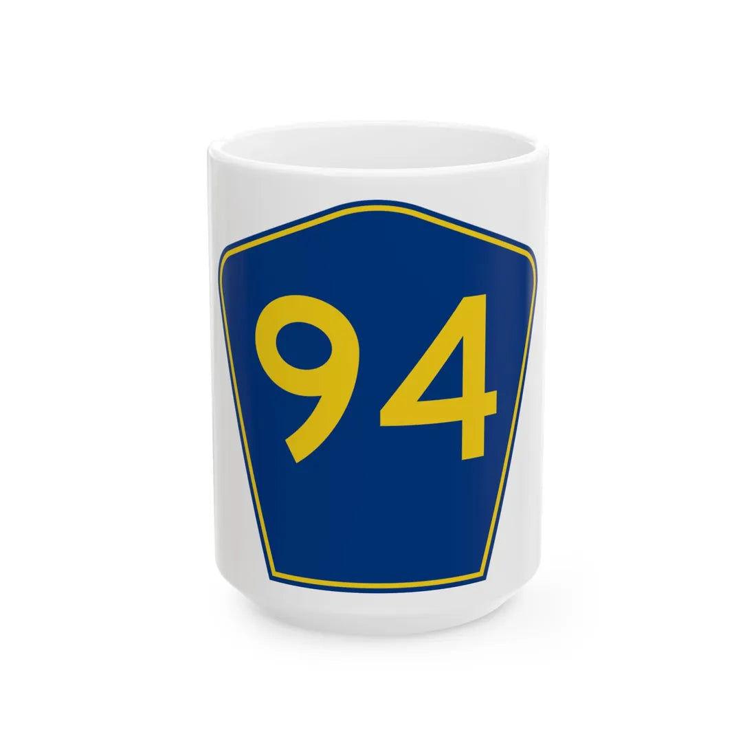 PR secondary 94 (Puerto Rico) (Road Sign) White Coffee Mug 15oz - Go Mug Yourself