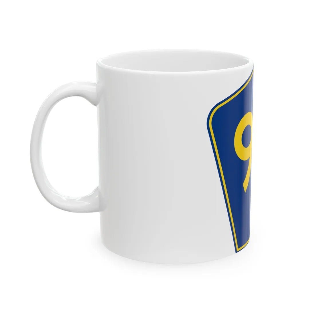 PR secondary 95 (Puerto Rico) (Road Sign) White Coffee Mug - Go Mug Yourself