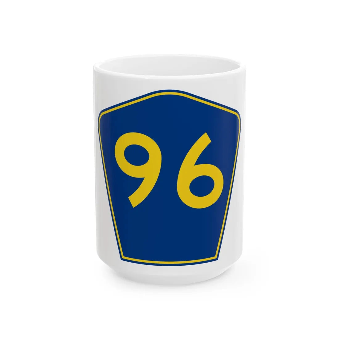 PR secondary 96 (Puerto Rico) (Road Sign) White Coffee Mug 15oz - Go Mug Yourself