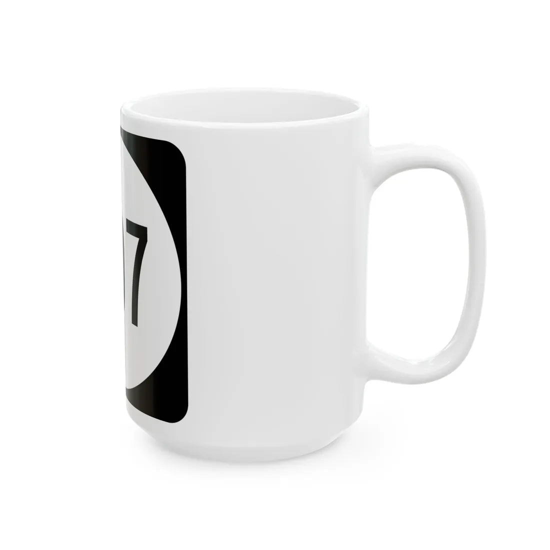 PR tertiary 1107 (Puerto Rico) (Road Sign) White Coffee Mug - Go Mug Yourself