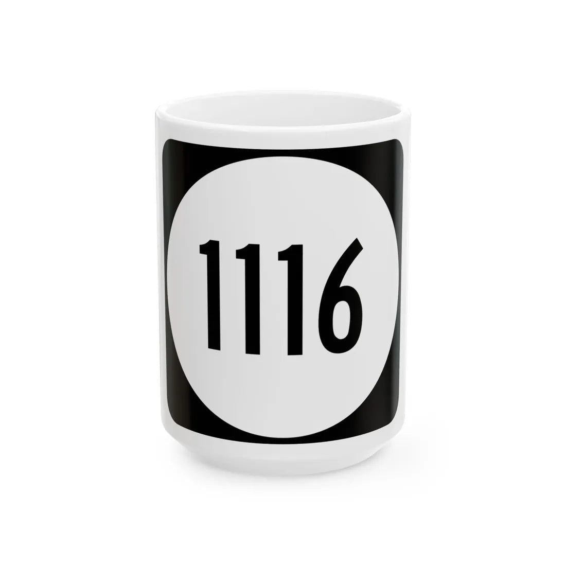 PR tertiary 1116 (Puerto Rico) (Road Sign) White Coffee Mug 15oz - Go Mug Yourself