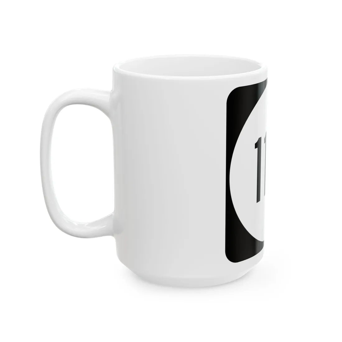 PR tertiary 1116 (Puerto Rico) (Road Sign) White Coffee Mug - Go Mug Yourself