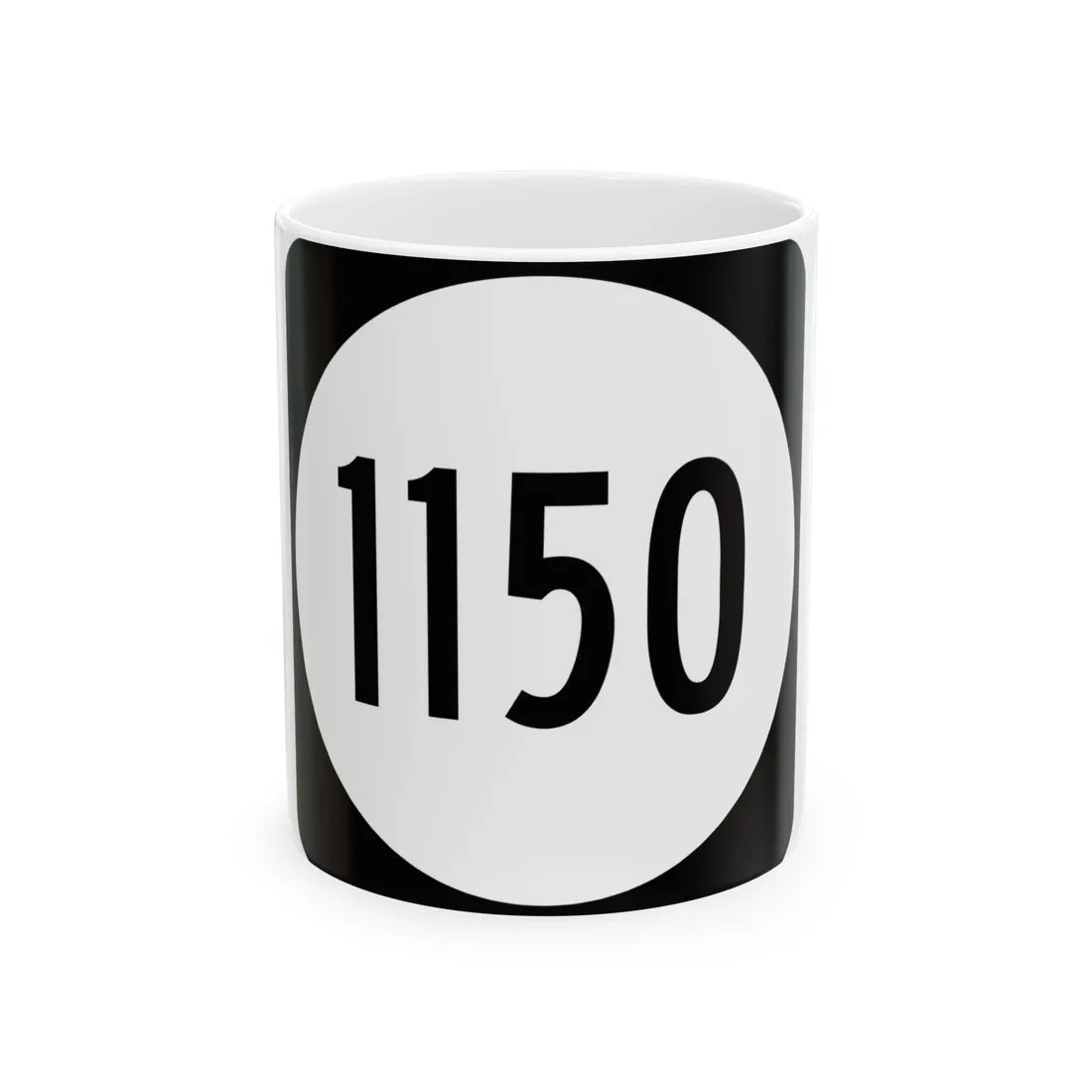 PR tertiary 1150 (Puerto Rico) (Road Sign) White Coffee Mug 11oz - Go Mug Yourself
